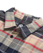 Fairbanks Flannel-Beige Multiplaid-Regular-Detail2--Zac---L