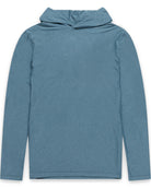 Long Sleeve Hooded Active Tee - Non-Branded-Indigo-Regular-Mock--Zac---L