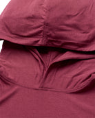 Long Sleeve Hooded Active Tee - Non-Branded-Maroon-Regular-Detail2--Zac---L