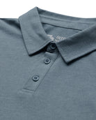 Long Sleeve Polo - Non-Branded-Indigo-Regular-Detail2--Model---L