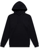 Waffle Knit Pullover Hoodie - Non-Branded-Black-Regular-Mock--Zac---L