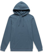 Waffle Knit Pullover Hoodie - Non-Branded-Indigo-Regular-Mock--Zac---L