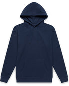 Waffle Knit Pullover Hoodie - Non-Branded-Navy-Regular-Mock--Zac---L