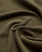 Waffle Knit Pullover Hoodie - Non-Branded-Olive Green-Regular-Detail3--Zac---L