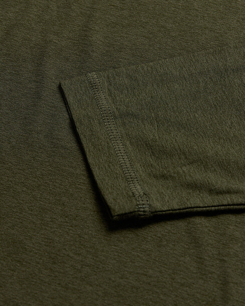Long Sleeve Active Tee - Non-Branded-Midnight Olive-Regular-Detail--Zac---L
