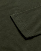 Long Sleeve Henley Tee - Non-Branded-Midnight Olive-Regular-Detail--Zac---L