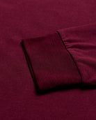 Long Sleeve Tee - Non-Branded-Dark Maroon-Regular-Detail--Zac---L