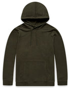 Pullover Hoodie (Classic Pocket) - Non-Branded-Midnight Olive-Regular-Mock--Model---L