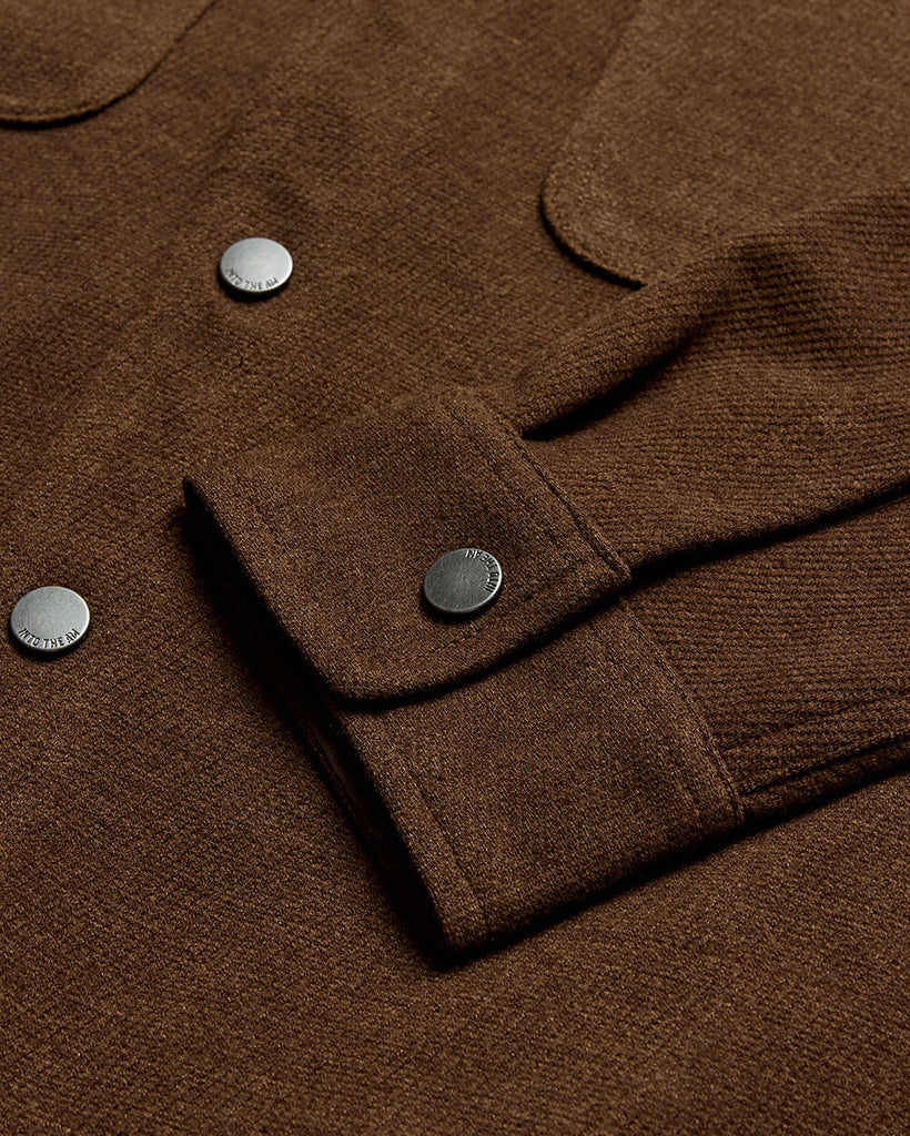 Sierra Shirt Jacket-Brown-Regular-Detail--Zac---L