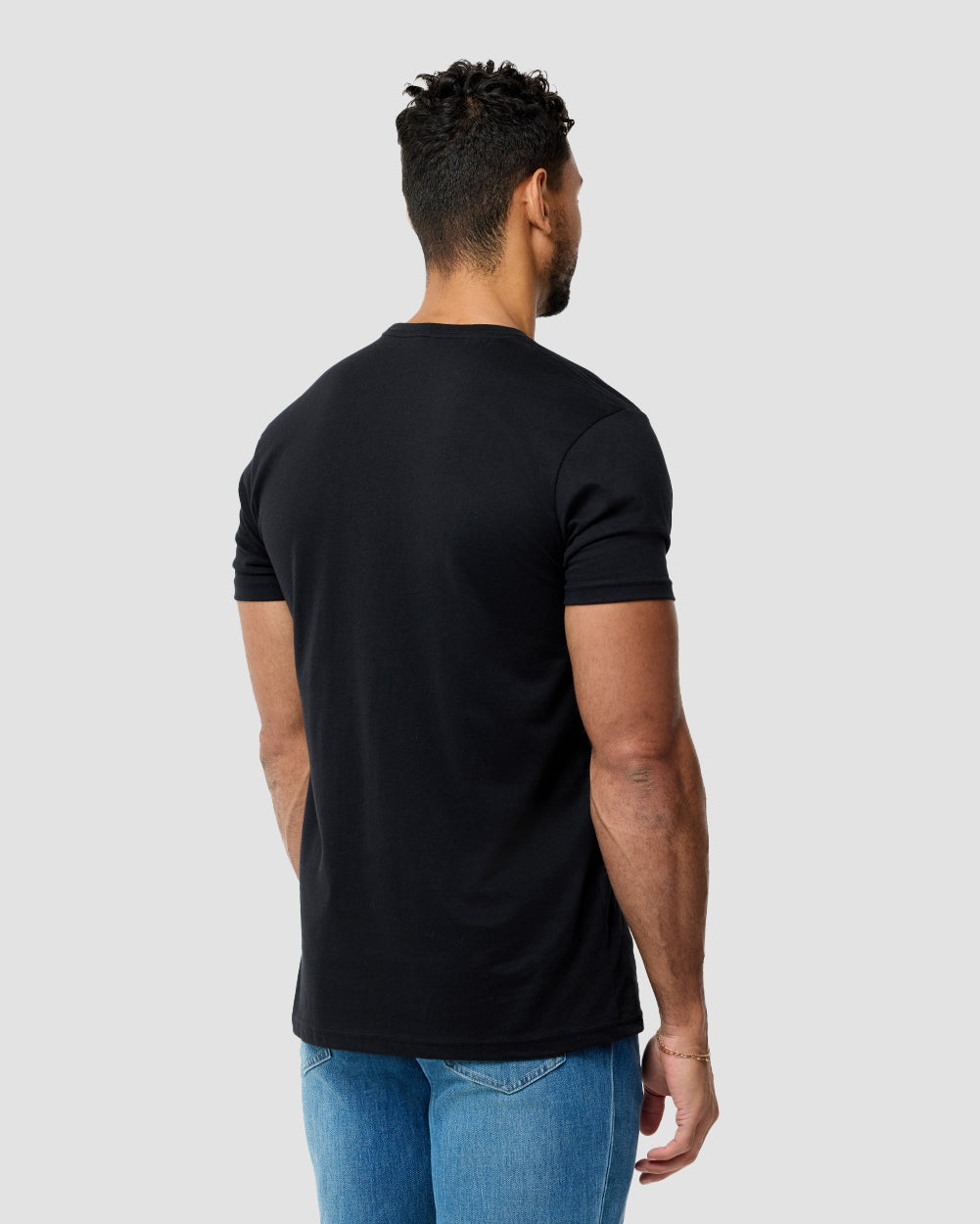 Basic Tee - Tall - Non-Branded-Black-Regular-Back--Nico---L