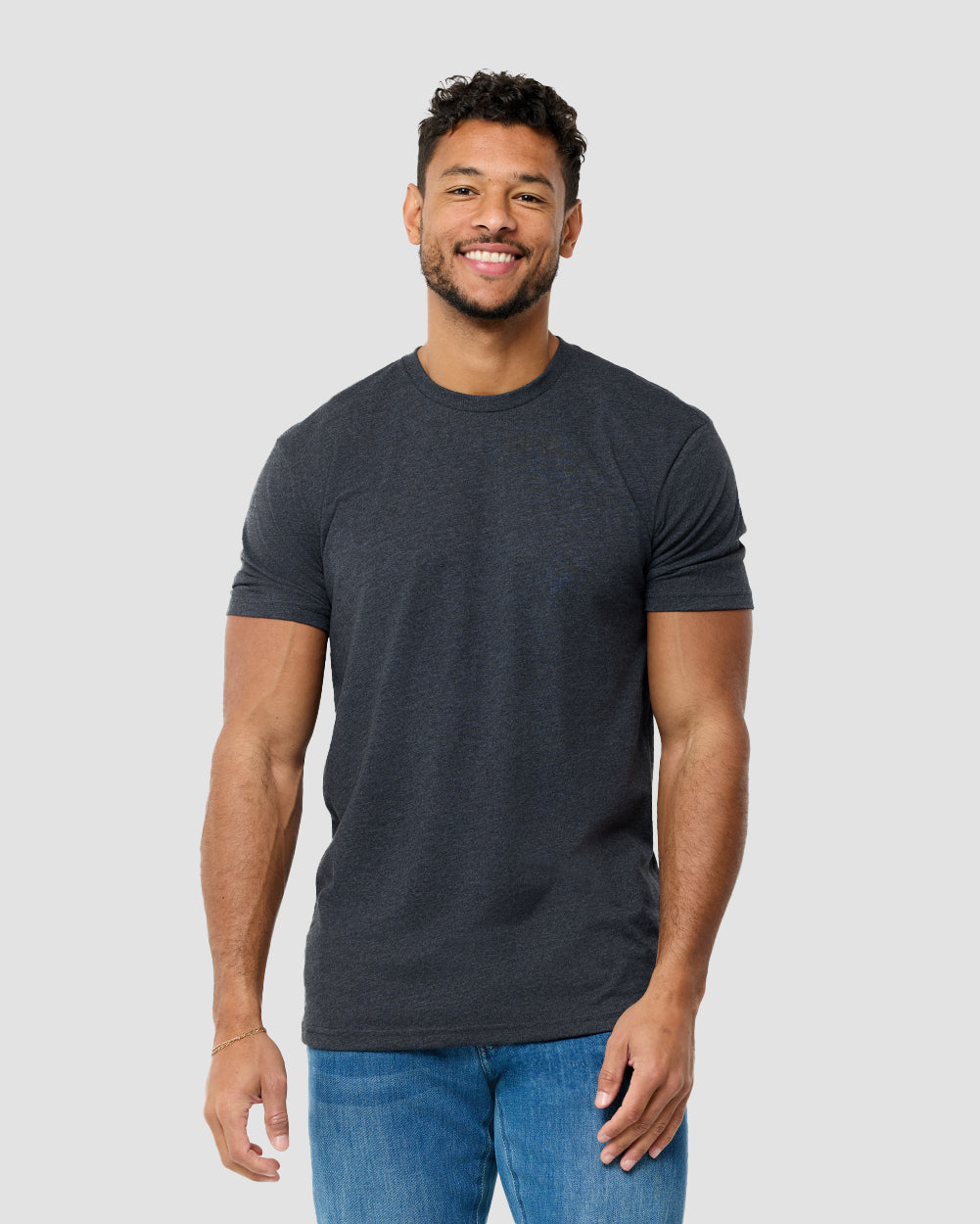 Basic Tee - Tall - Non-Branded-
Charcoal-Regular-Front--Nico---L
