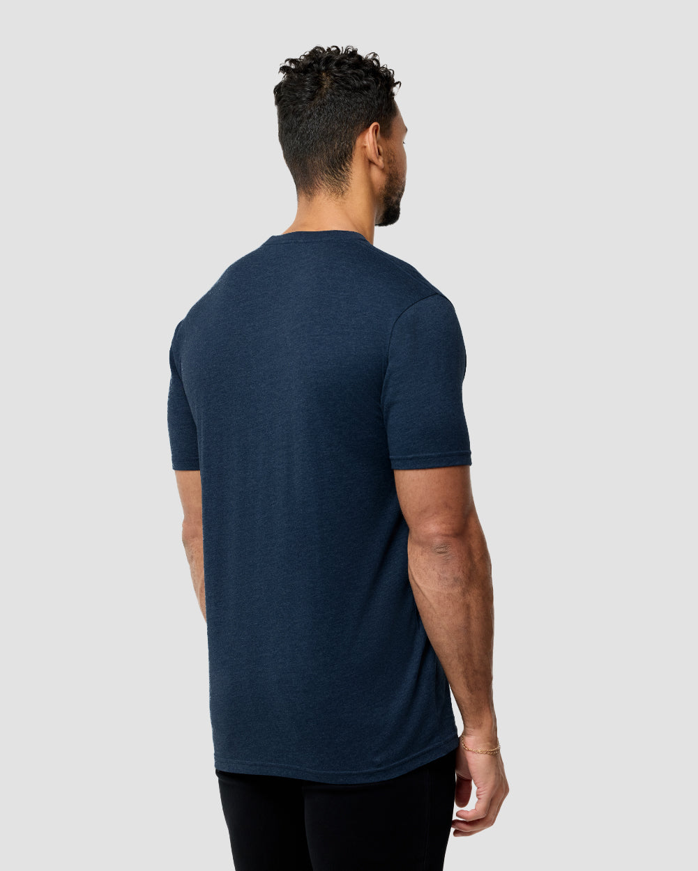 Basic Tee - Tall - Non-Branded-
Navy-Regular-Back--Nico---L