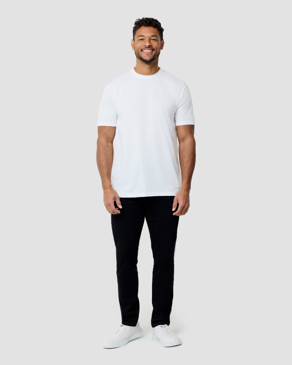 Basic Tee - Tall - Non-Branded-
White-Regular-Full--Nico---L