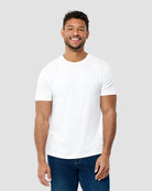 Basic Tee - Non-Branded-White-Back--Alex---M-Regular