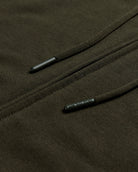 Zip-Up Hoodie - Non-Branded-Midnight Olive-Regular-Detail3--Model---L