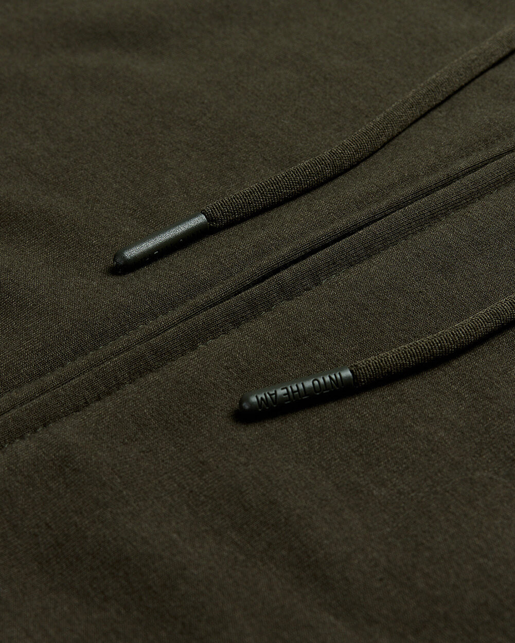 Zip-Up Hoodie - Non-Branded-Midnight Olive-Regular-Detail--Model---L