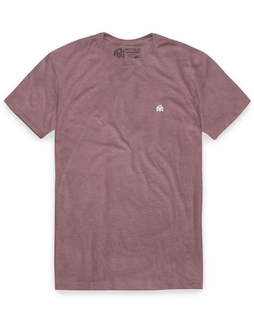 Basic Tee - Branded-Heather Mauve-Regular-Mock--Tom---M