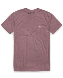 Basic Tee - Branded-Heather Mauve-Regular-Mock--Tom---M