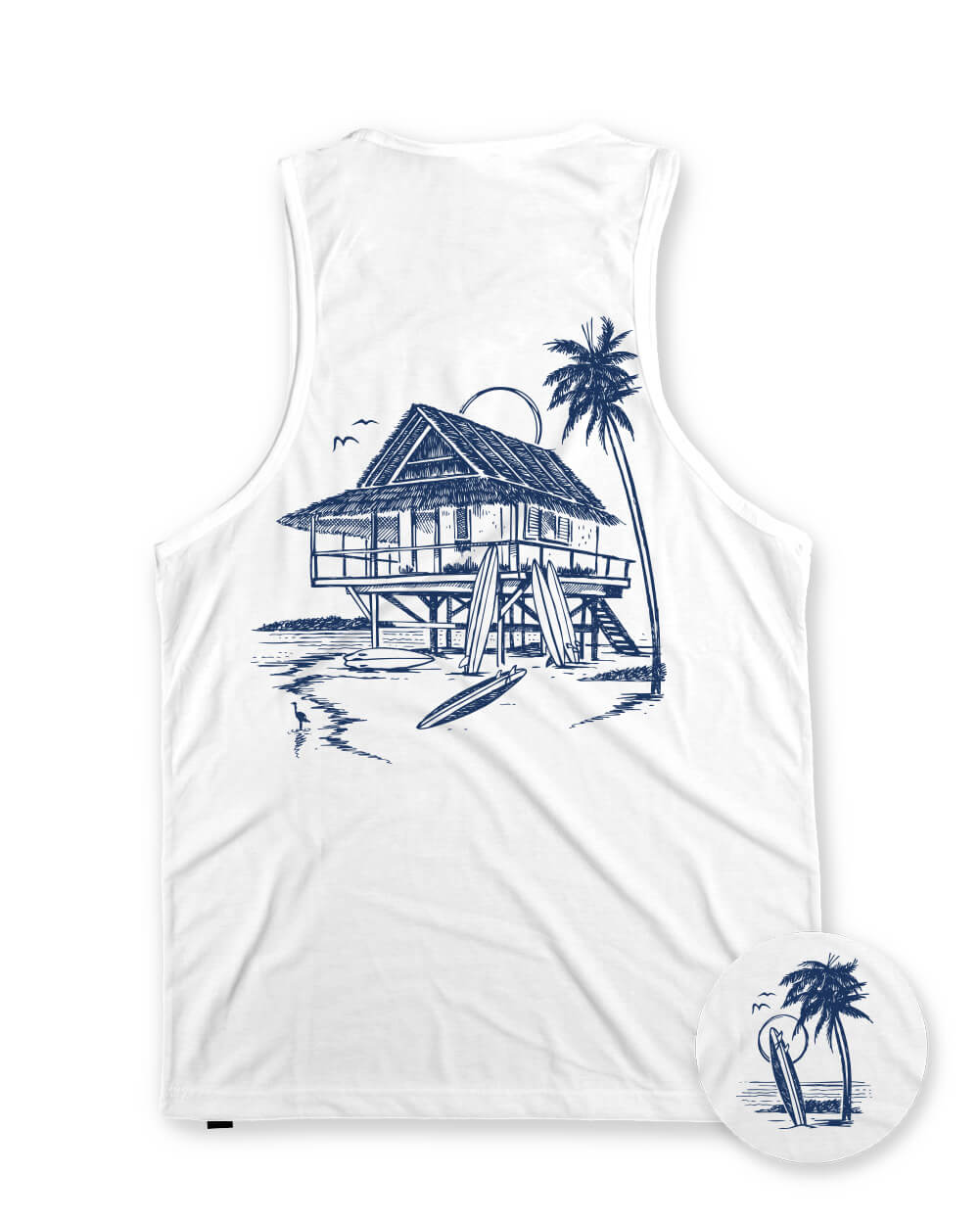 Beach Bungalow Tank-White-Regular-Mock--Alex---M
