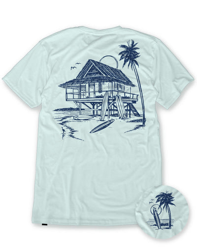 Beach Bungalow Tee-Light Blue-Mock--Zach---L
