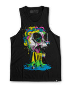 Brain Invader Tank-Black-Front