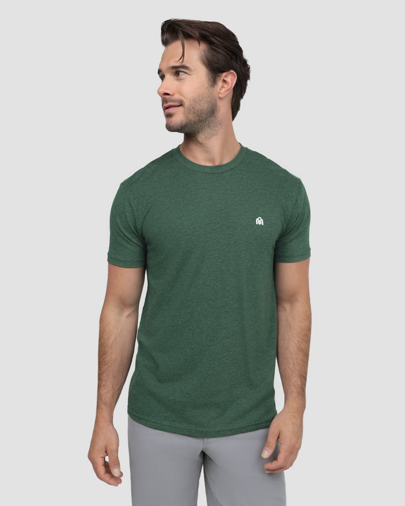 Basic Tee - Branded-Forest Green-Regular-Front--Tom---M