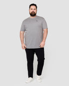 Basic Tee - Branded-Grey-Full--Model---M-Regular