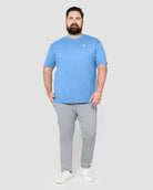 Basic Tee - Branded-Heather Columbia Blue-Full--Ross---2X-Regular