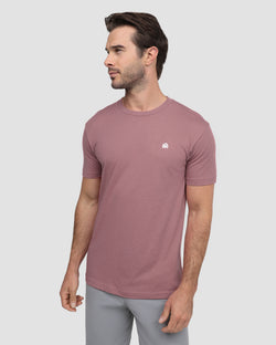 Basic Tee - Branded-Heather Mauve-Regular-Front--Tom---M