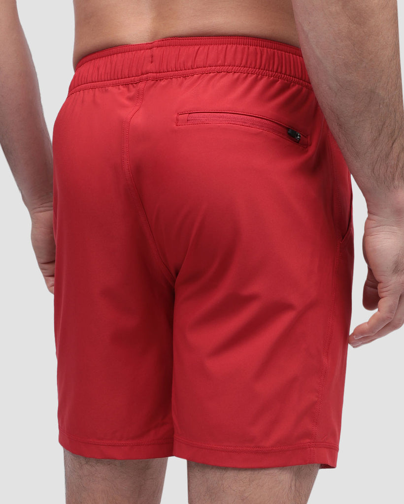 Active Shorts - Branded-Red-Back--Alex---M