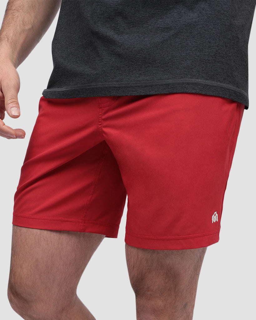 Active Shorts - Branded-Red-Front--Alex---M