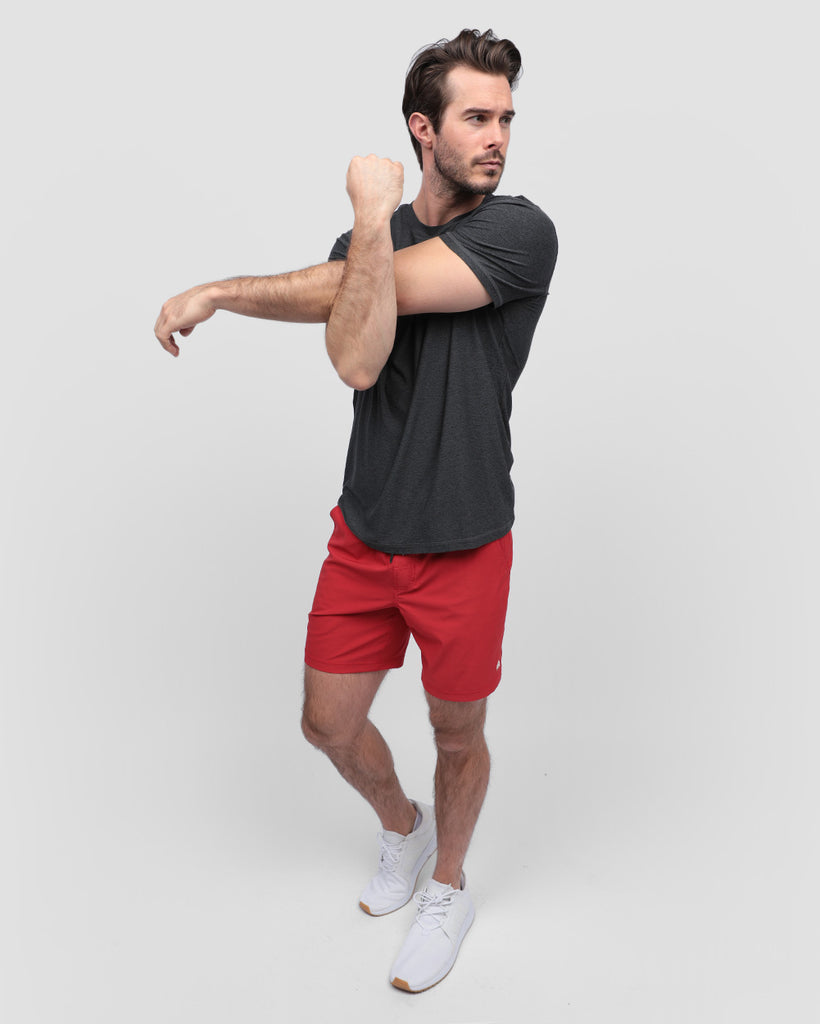 Active Shorts - Branded-Red-Lifestyle--Alex---M