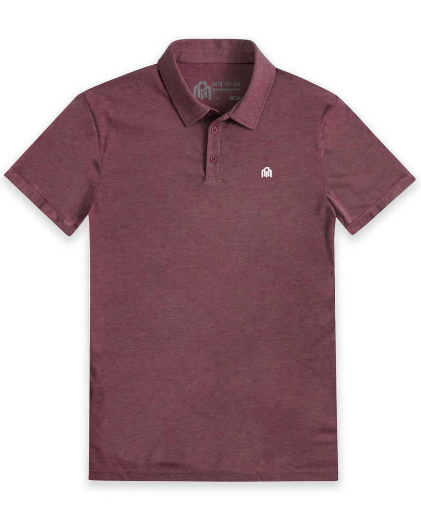 Polo - Branded-Maroon-Front
