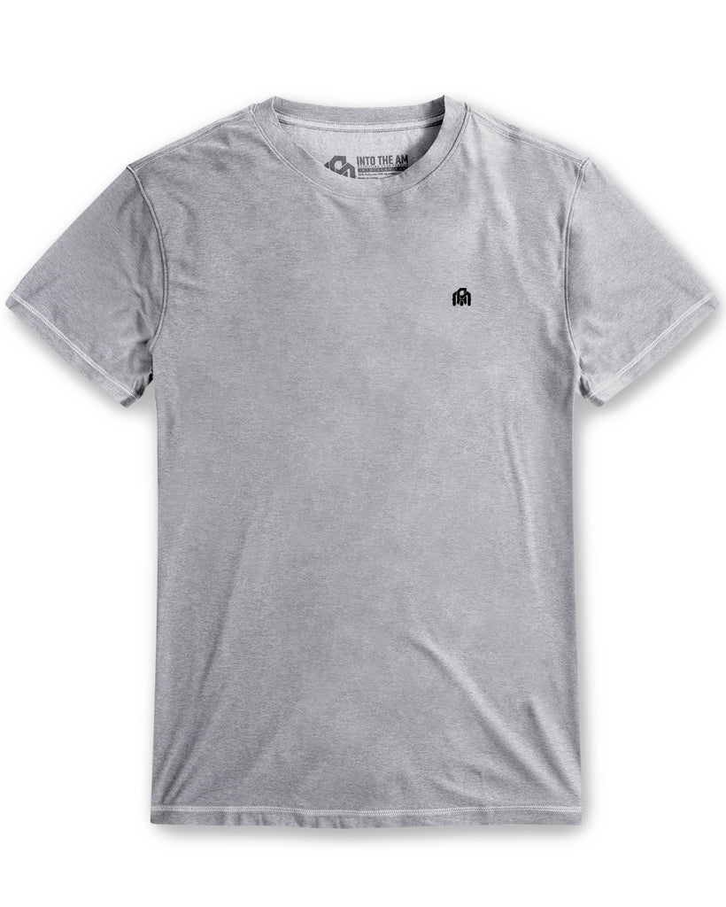 Active Tee - Branded-Grey-Front