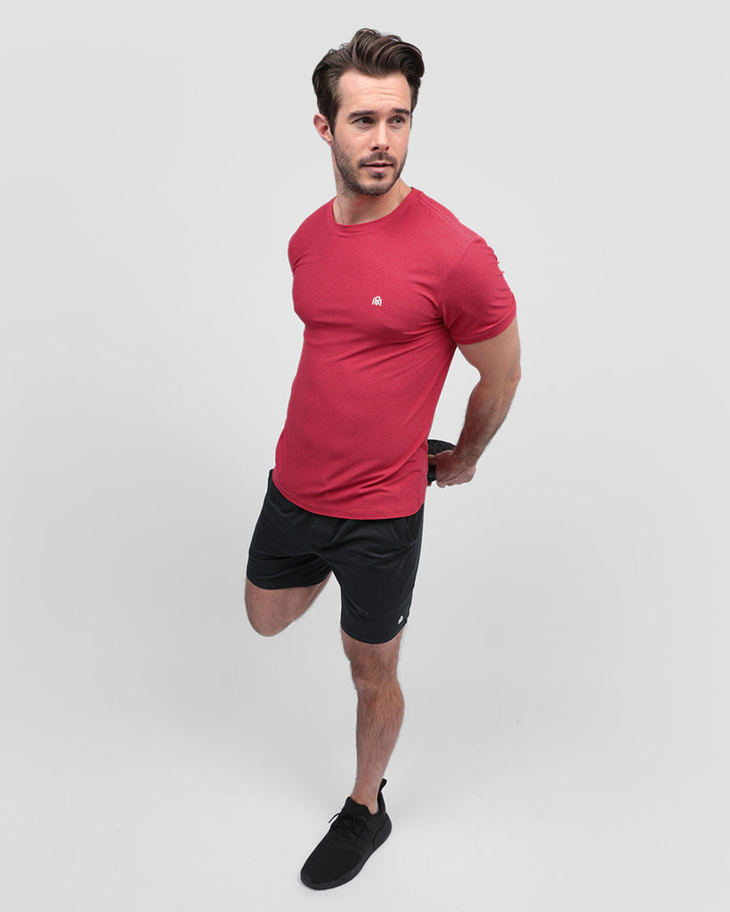 Active Tee - Branded-Red-Full--Alex---M