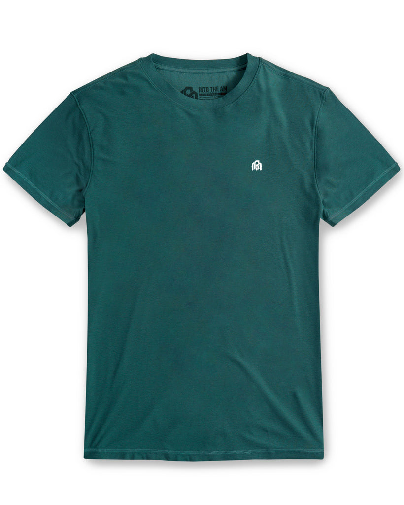 Active Tee - Branded-Teal-Front