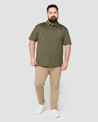 Performance Polo - Branded-Olive Green-Regular-Full--Ross---2X