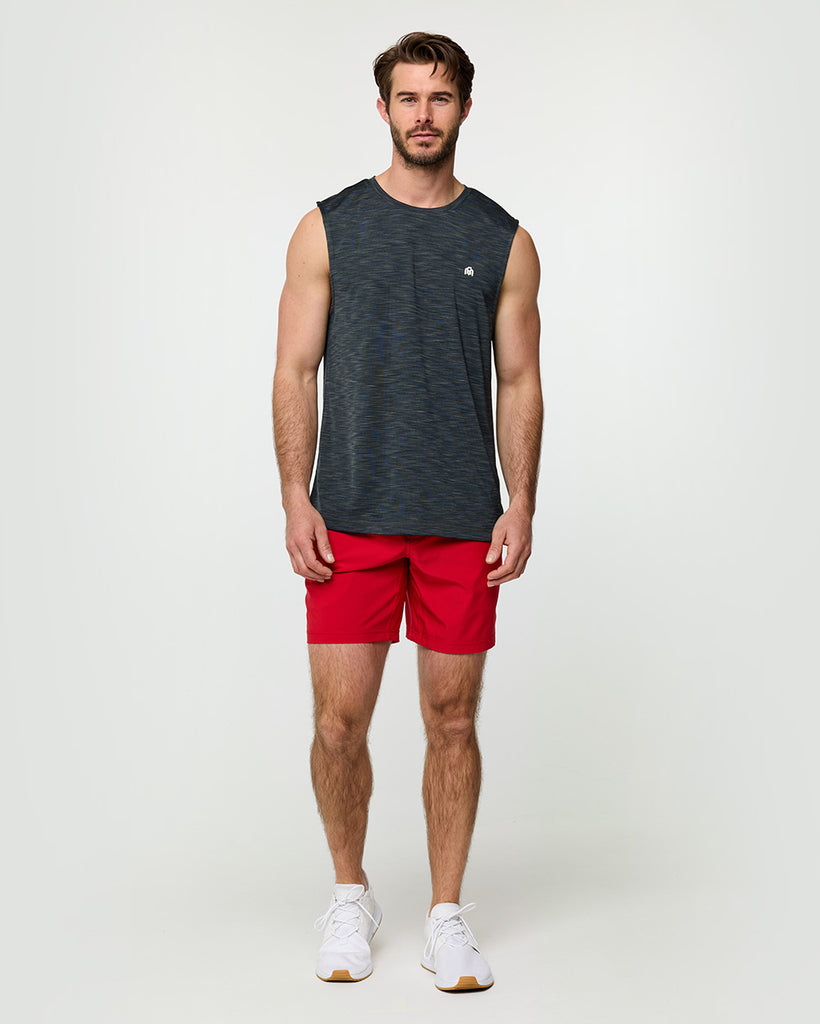 Performance Muscle Tank - Branded-Charcoal-Regular-Full--Alex---M