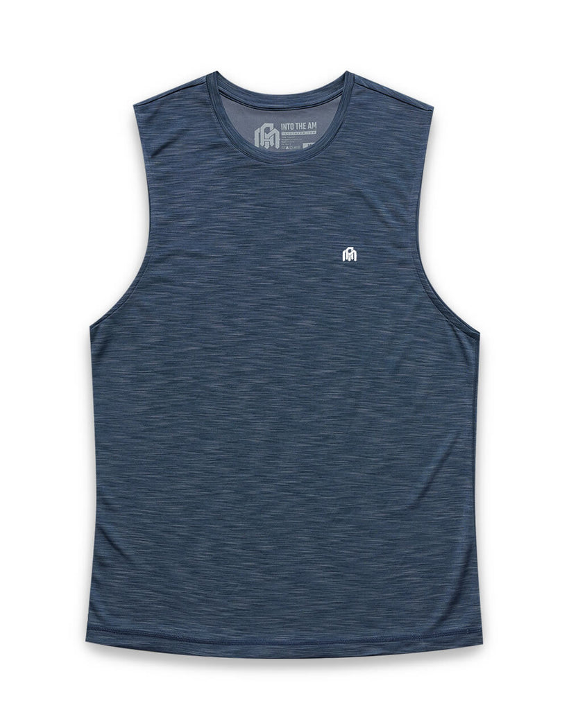 Performance Muscle Tank - Branded-Navy-Regular-Mock--Alex---M