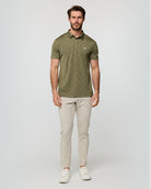 Performance Polo - Branded-Olive Green-Regular-Full--Alex---M