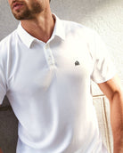 Performance Polo - Branded-White-Regular-Detail--Alex---M