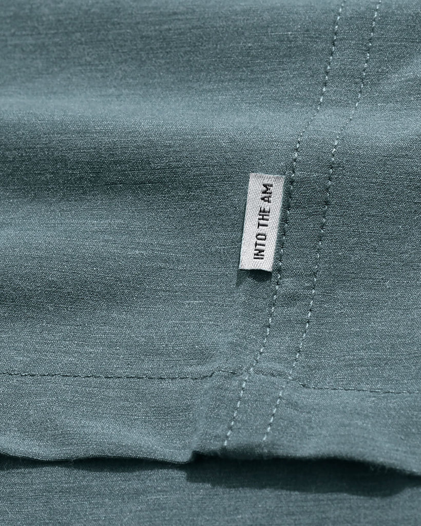 Long Sleeve Button Up-Indigo-Detail 3