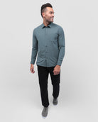 Long Sleeve Button Up-Indigo-Full--Zach---L