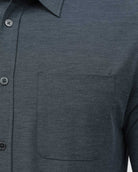 Long Sleeve Button Up-Navy-Detail4