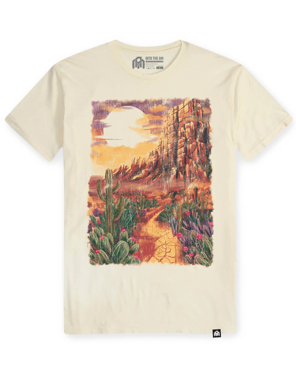 Cactus Trail Vintage Tee-Vintage Natural-Mock--Model---L