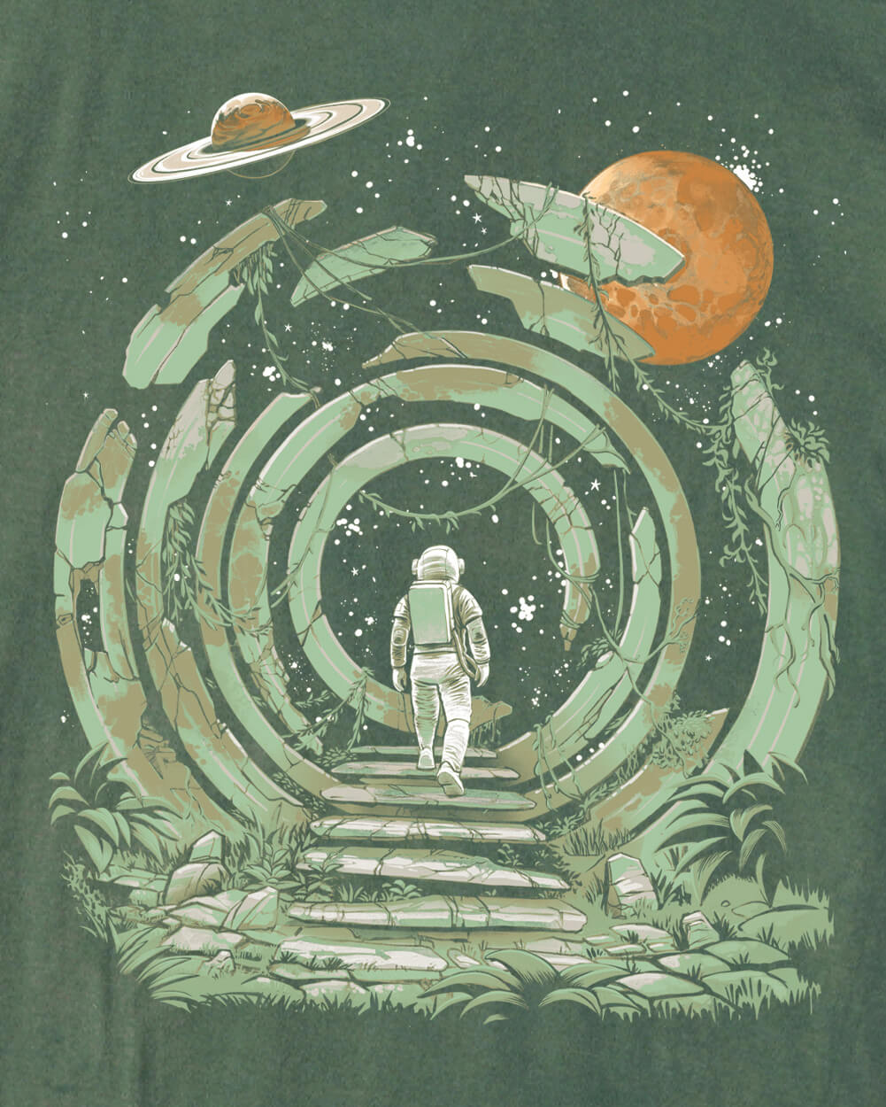 Celestial Passage Vintage Tee-Vintage Royal Pine-Regular-Swatch--Alex---M