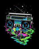 Cosmic Beats Tee-Black-Regular-Swatch--Model---L
