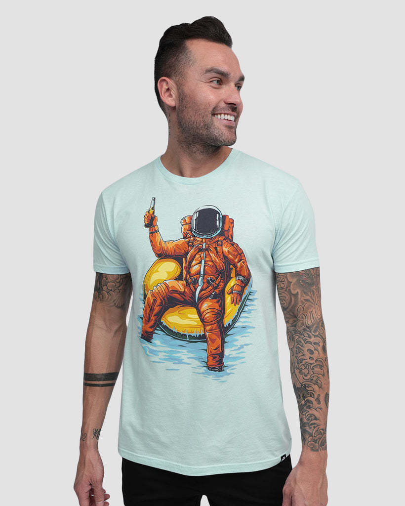 Cosmic Chill Tee-Light Blue-Front--Zach---L