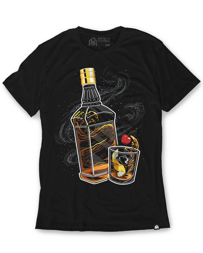 Cosmic Cocktail Tee-Black-Regular-Mock--Model---M
