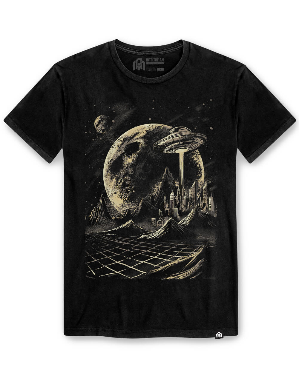 Cosmic Intruder Vintage Tee-Vintage Black-Mock--Clayton---M-Regular